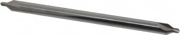 Hertel - #3 Plain Cut 60° Incl Angle Solid Carbide Combo Drill & Countersink - Apex Tool & Supply