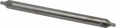 Hertel - #5 Plain Cut 60° Incl Angle Solid Carbide Combo Drill & Countersink - Apex Tool & Supply