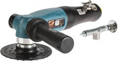 Dynabrade - 4-1/2" Max Disc, 12,000 RPM, Pneumatic Handheld Disc Sander - 43 CFM, 3/8 NPT Inlet, 1.3 hp, 90 psi - Apex Tool & Supply