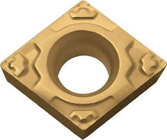 Kyocera - CPMT2.51.51 GP Grade CA525 Carbide Turning Insert - TiCN/Al2O3/TiN Finish, 80° Diamond, 5/16" Inscr Circle, 3/32" Thick, 1/64" Corner Radius - Apex Tool & Supply