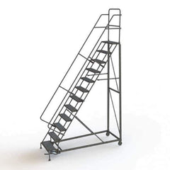 TRI-ARC - Rolling & Wall Mounted Ladders & Platforms Type: Rolling Warehouse Ladder Style: Rolling Safety Ladder - Apex Tool & Supply