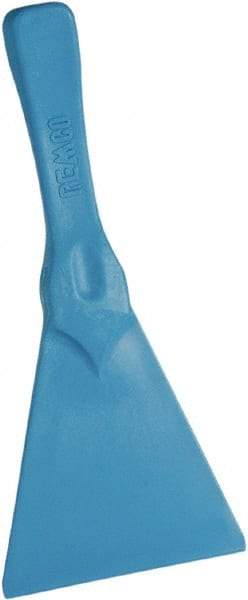 Remco - Stiff Polypropylene Straight Scraper - 4.4" Blade Width, Ergonomic Handle - Apex Tool & Supply