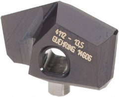 Guhring - Series 4112, 13.5mm Diam Grade DK460UF Replaceable Drill Tip - Carbide, Nano-FIREX Finish, 135 Seat Size - Apex Tool & Supply