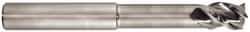 Niagara Cutter - 1", 3 Flute, Single End, Solid Carbide, 0.045" Corner Radius End Mill - 6" OAL, 45° Helix, Right Hand Flute, 1-1/4" LOC, Right Hand Cut, 3-1/2" Extended Reach - Apex Tool & Supply