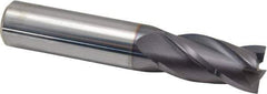 Niagara Cutter - 5/8", 4 Flute, Single End, Solid Carbide, 0.015" Corner Radius End Mill - 3-1/2" OAL, 30° Helix, Right Hand Flute, 1-1/4" LOC, Right Hand Cut - Apex Tool & Supply