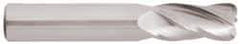 Niagara Cutter - 5/8", 4 Flute, Single End, Solid Carbide, 0.045" Corner Radius End Mill - 3-1/2" OAL, 30° Helix, Right Hand Flute, 1-1/4" LOC, Right Hand Cut - Apex Tool & Supply
