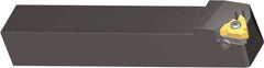 Vargus - External Thread, Left Hand Cut, 1/2" Shank Width x 1/2" Shank Height Indexable Threading Toolholder - 3.27" OAL, 3EL Insert Compatibility, AL Toolholder, Series Standard - Apex Tool & Supply