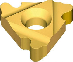 Vargus - 3ER External Right Hand 10 RD Laydown Threading Insert - Grade VKX, TiN Coated Carbide, 9.53mm Inscribed Circle - Apex Tool & Supply