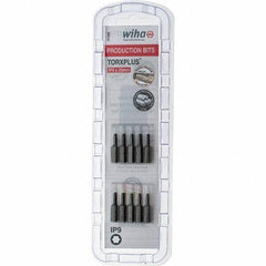 Wiha - 1/4" Drive IP9 Torx Plus Screwdriver Bit - 1" OAL, Insert Bit - Apex Tool & Supply