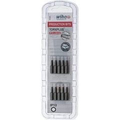 Wiha - 1/4" Drive IP10 Torx Plus Screwdriver Bit - 1" OAL, Insert Bit - Apex Tool & Supply