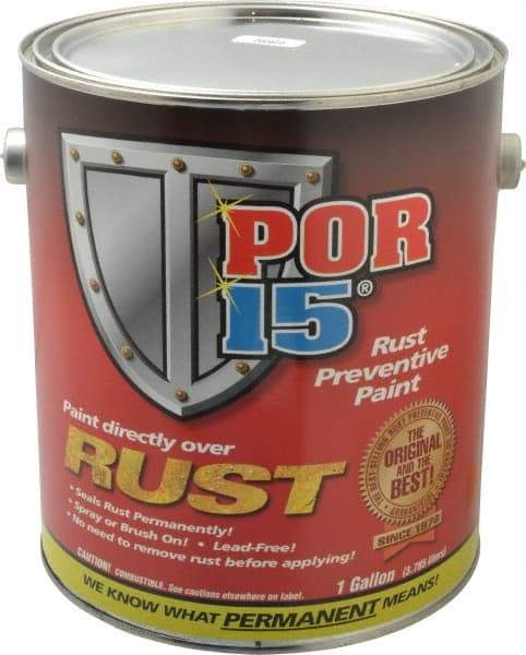 POR-15 - 1 Gal, Black, Rust Preventative Paint - Comes in Can with Handle - Apex Tool & Supply