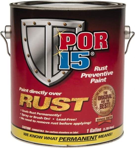 POR-15 - 1 Gal, Silver, Rust Preventative Paint - Comes in Can with Handle - Apex Tool & Supply