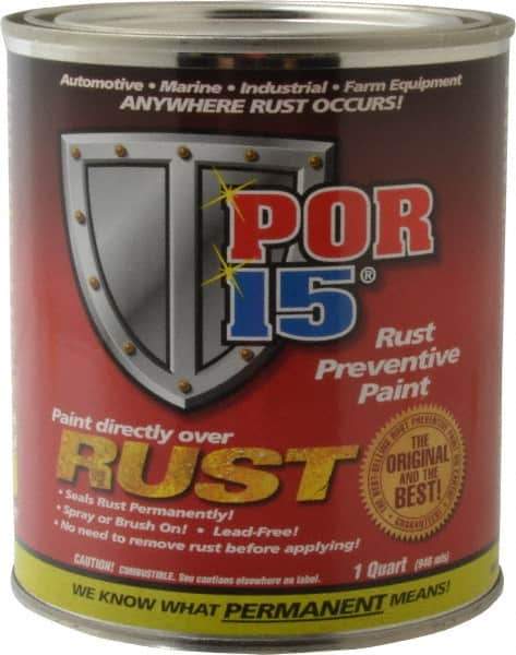 POR-15 - 1 Quart, Clear, Rust Preventative Paint - Comes in Can - Apex Tool & Supply