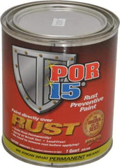 POR-15 - 1 Quart, Semi Gloss Black, Rust Preventative Paint - Comes in Can - Apex Tool & Supply