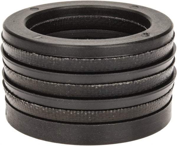 Made in USA - 1-1/4" Inside Diam x 1-3/4" Outside Diam V-Packing Set - 1" High - Apex Tool & Supply