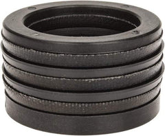 Made in USA - 1-1/4" Inside Diam x 1-3/4" Outside Diam V-Packing Set - 1" High - Apex Tool & Supply