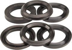 Made in USA - 1-1/4" Inside Diam x 1-7/8" Outside Diam V-Packing Set - 1" High - Apex Tool & Supply