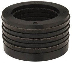 Made in USA - 1-1/2" Inside Diam x 2-1/8" Outside Diam V-Packing Set - 1-1/6" High - Apex Tool & Supply