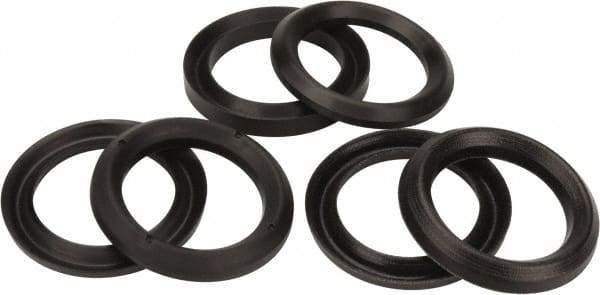 Made in USA - 1-3/4" Inside Diam x 2-1/2" Outside Diam V-Packing Set - 1-1/6" High - Apex Tool & Supply