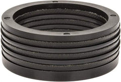 Made in USA - 2" Inside Diam x 2-1/2" Outside Diam V-Packing Set - 1" High - Apex Tool & Supply