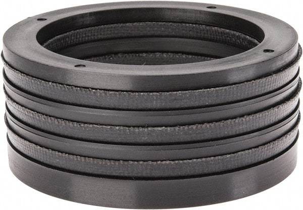 Made in USA - 2" Inside Diam x 2-5/8" Outside Diam V-Packing Set - 1-1/6" High - Apex Tool & Supply