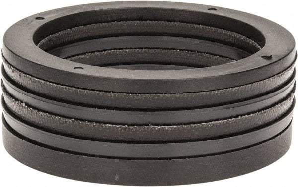 Made in USA - 2-1/4" Inside Diam x 2-7/8" Outside Diam V-Packing Set - 1" High - Apex Tool & Supply