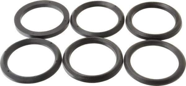 Made in USA - 2-1/2" Inside Diam x 3-1/4" Outside Diam V-Packing Set - 1-1/6" High - Apex Tool & Supply