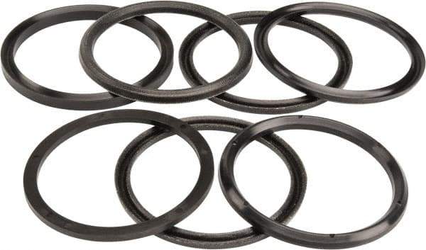 Made in USA - 2-3/4" Inside Diam x 3-1/4" Outside Diam V-Packing Set - 1" High - Apex Tool & Supply