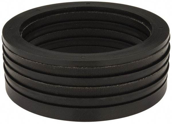 Made in USA - 2-3/4" Inside Diam x 3-1/2" Outside Diam V-Packing Set - 1-1/6" High - Apex Tool & Supply