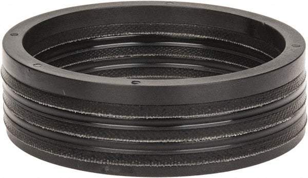 Made in USA - 3" Inside Diam x 3-1/2" Outside Diam V-Packing Set - 1" High - Apex Tool & Supply