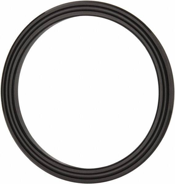 Value Collection - 3-1/4" Inside Diam x 3-3/4" Outside Diam Lip Seal Type B - 3/8" High, Polyurethane - Apex Tool & Supply