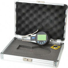 Fowler - 0 to 0.4 Inch, Outside Electronic Caliper Gage - 0.0005 Inch Resolution, 0.0008 Inch Accuracy, 357 Battery - Apex Tool & Supply