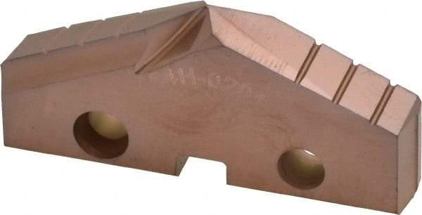 Allied Machine and Engineering - 2-1/32" Diam x 5/16" Thick, Seat Code 4, 132° Included Angle Spade Drill Insert - AM200 Coated, Cobalt, Grade Super Cobalt, Series GEN2 T-A - Apex Tool & Supply
