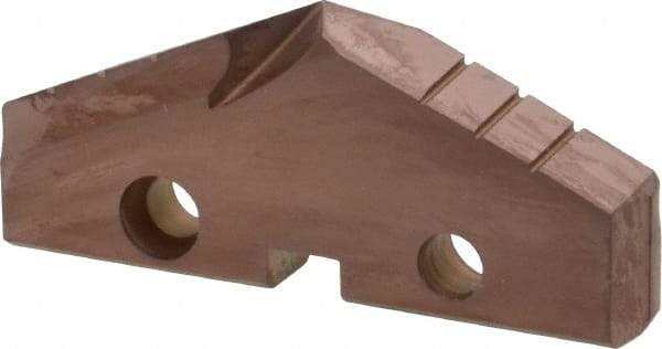 Allied Machine and Engineering - 2-5/32" Diam x 5/16" Thick, Seat Code 4, 132° Included Angle Spade Drill Insert - AM200 Coated, Cobalt, Grade Super Cobalt, Series GEN2 T-A - Apex Tool & Supply
