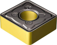 Sandvik Coromant - SNMG856 KR Grade 3210 Carbide Turning Insert - TiCN/AI2O3/TiN Finish, 90° Square, 1" Inscr Circle, 5/16" Thick, 3/32" Corner Radius - Apex Tool & Supply