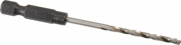 Cle-Line - 7/64" High Speed Steel, 118° Point, Hex Shank Maintenance Drill Bit - Apex Tool & Supply