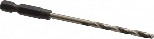 Cle-Line - 9/64" High Speed Steel, 118° Point, Hex Shank Maintenance Drill Bit - Apex Tool & Supply