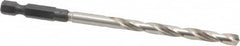 Cle-Line - 7/32" High Speed Steel, 118° Point, Hex Shank Maintenance Drill Bit - Apex Tool & Supply