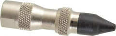 Coilhose Pneumatics - 125 Max psi Rubber Push Button Blow Gun - 1/4 NPT, 3" Tube Length, Nickel Plated Brass - Apex Tool & Supply