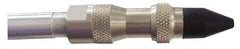 Coilhose Pneumatics - 125 Max psi Rubber Push Button Blow Gun - 1/4 NPT, 39" Tube Length, Nickel Plated Brass - Apex Tool & Supply