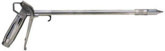 Coilhose Pneumatics - 150 Max psi High Flow Conical Nozzle Pistol Grip Blow Gun - 1/4 NPT, 24" Tube Length, Chrome Plated Aluminum & Brass, Aluminum Extension - Apex Tool & Supply