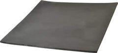 Made in USA - 12" Long, 12" Wide, 1/4" Thick, Buna-N Rubber Foam Sheet - 50 to 60 Durometer, Black, -20 to 180°F, 2,500 psi Tensile Strength, Plain Backing, Stock Length - Apex Tool & Supply