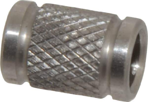 Gibraltar - 1/4" Pin Diam, 0.58" Long, 3/8" OD Quick Release Pin Receiver Cap - 303 Stainless Steel - Apex Tool & Supply