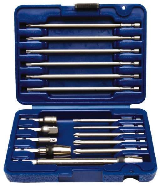 Irwin - 34 Piece, Bit Set - Phillips, Torx, Posidrive Point - Apex Tool & Supply