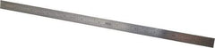 SPI - 12" Long, 1/64, 1/50, 1/32, 1/10" Graduation, Flexible Stainless Steel Rule - 3R Graduation Style, 1/2" Wide, Silver, Polished Finish - Apex Tool & Supply