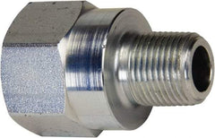 Enerpac - 1/2 Female & 3/8 Male NPTF 18-8 Stainless Steel Hydraulic Hose Adapter - 10,000 psi - Apex Tool & Supply