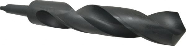 Interstate - 2-1/2", 4MT 118° Point High Speed Steel Taper Shank Drill Bit - Apex Tool & Supply