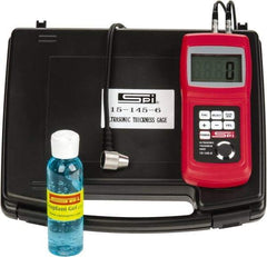 SPI - 0.1mm to 8" Measurement, 0.1mm Resolution Electronic Thickness Gage - Accurate up to 0.01mm - Apex Tool & Supply