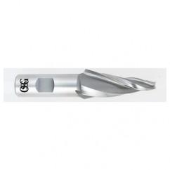 3/8 x 3/4 x 2-1/4 x 4-1/2 3 Fl HSS-CO Tapered Center Cutting End Mill -  Bright - Apex Tool & Supply