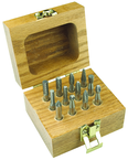 C-725 8Pc Set; 1/4" SH Dbl Cut - CBD - Burr - Apex Tool & Supply